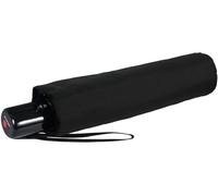 Knirps Regenschirm Slim Duomatic - klein und leicht mit Auf-Zu Automatik - Black
