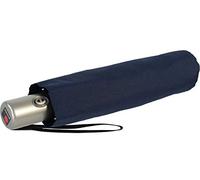 Knirps Regenschirm Slim Duomatic - klein und leicht mit Auf-Zu Automatik - Navy