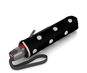 Knirps T.200 M Duomatic - Taschenschirm Regenschirm (dot art black)