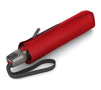 Knirps Taschenschirm T.200 Medium Duomatic – Auf-Zu-Automatik, faltbar, sturmfest – Rot