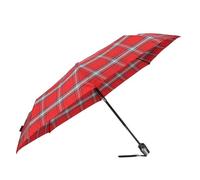 Knirps Taschenschirm T.200 Duomatic - stabil und sturmfest - Check red & navy