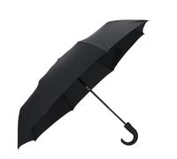 Knirps T.260 medium duomatic Schwarz Aluminium, Fiberglas, Stahl Polyester Kompakt Regenschirm