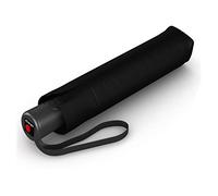 Knirps Taschenschirm A.200 M Duomatic – kompakt, sturmfest, windkanalgetestet – Schwarz