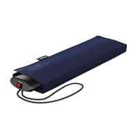 Knirps Taschenschirm AS.050 Slim Small Manual - Der flachste Superleicht - Klein und kompakt - 25 cm - Navy