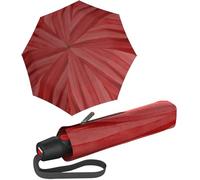 Knirps Taschenschirm T.200 Medium Duomatic – Palm Soft – Rot