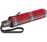 Knirps Taschenschirm T.200 Duomatic - stabil und sturmfest - Check red & Navy