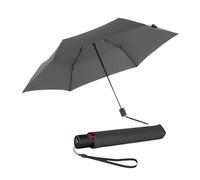Knirps Taschenschirm Ultra U.200 Medium Duomatic - Auf-Zu-Automatik - Sturmfest - Windproof - Dark Grey