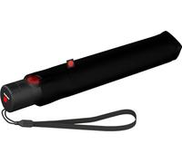 Knirps Taschenschirm Ultra U.200 Medium Duomatic - Auf-Zu-Automatik - Sturmfest - Windproof - Schwarz