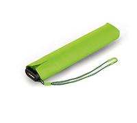 Knirps Taschenschirm Ultra US.050 Slim Manual - Ultra leicht und flach - Sturmfest - Windproof - 21 cm - Neon Green