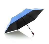 Knirps U.200 ultra light duomatic Taschenschirm blue with black coating