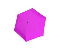 Knirps Taschenschirm Ultra US.050 Slim Manual - Ultra leicht und flach - Sturmfest - Windproof - 21 cm - Neon Pink