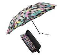 Knirps X4U My Clever Companion Regenschirm mit 90 cm Durchmesser, winddicht, manuelles Öffnen/Schließen, kleines und kompaktes Design für Reisen und Allwetterschutz, mit einziehbarer Funktion und