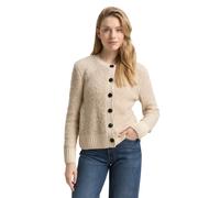 Tom Tailor - Bou ardigan mit Wollanteil sand stone beige melange - Gr. - XXL