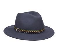 Knit Colour Band Traveller Wollhut by Lierys blau S (54-55 cm)