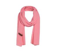 Knit Facory - Liv Schal - Fein Gewebter Damen Schal - Luftiger Musselinschal - Für Frühling und Sommer - 100% Bio-Baumwolle - Coral