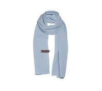 Knit Facory - Liv Schal - Fein Gewebter Damen Schal - Luftiger Musselinschal - Für Frühling und Sommer - 100% Bio-Baumwolle - Indigo