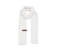 Knit Facory - Liv Schal - Fein Gewebter Damen Schal - Luftiger Musselinschal - Für Frühling und Sommer - 100% Bio-Baumwolle - Woolwhite
