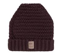 KNIT FACTORY - Alex Mütze - Strickmütze - Aus Wolle - Robusten Look - Aubergine
