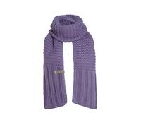 Knit Factory - Alex Schal - Lange Strickschal - Mit grobmaschige Strickmuster - Aus Wolle - Für Damen und Herren - Violett - 200 x 45 cm