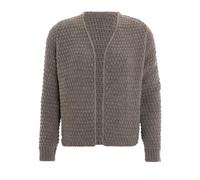 KNIT FACTORY - Becky Kurze Strickjacke | Kurzer Damen Strickjacke - Cardigan Damen - Strickjacke mit Wolle - Gestrickte Jacke in Hüfthöhe - Für den Herbst und Winter