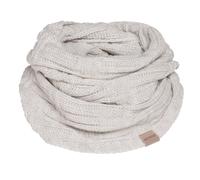 KNIT FACTORY - Bobby Loop Schal - Grob Gestrickter Schlauchschal - Für Damen und Herren - Strickschal mit Wolle - Hochwertige Qualität - Beige
