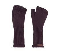 Knit Factory Modeschal »Cleo Handstulpen Aubergine«