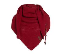 KNIT FACTORY - Coco Dreiecksschal - 190x85 cm | Damen Strickschal mit Wolle - Halstuch für den Herbst und Winter - Winterschal - Dreieckstuch - Grob grestrickter Schal