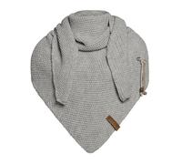 KNIT FACTORY - Coco Dreiecksschal - 190x85 cm | Damen Strickschal mit Wolle - Halstuch für den Herbst und Winter - Winterschal - Dreieckstuch - Grob grestrickter Schal