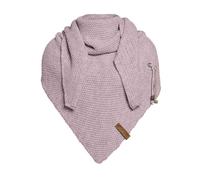 KNIT FACTORY - Coco Dreiecksschal - 190x85 cm | Damen Strickschal mit Wolle - Halstuch für den Herbst und Winter - Winterschal - Dreieckstuch - Grob grestrickter Schal