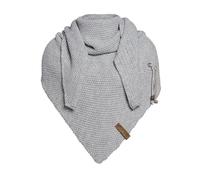 KNIT FACTORY - Coco Dreiecksschal - 190x85 cm | Damen Strickschal mit Wolle - Halstuch für den Herbst und Winter - Winterschal - Dreieckstuch - Grob grestrickter Schal