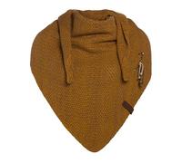 KNIT FACTORY - Coco Dreiecksschal - 190x85 cm | Damen Strickschal mit Wolle - Halstuch für den Herbst und Winter - Winterschal - Dreieckstuch - Grob grestrickter Schal