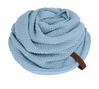 KNIT FACTORY - Coco Loop Schal - Gestrickter Schlauchschal - Für Damen und Herren - Herbst & Winter Essentials - Zeitloses Mode-Accessoire - Strickschal mit Wolle - Hochwertige Qualität - Celeste