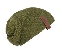 KNIT FACTORY - Coco Mütze - One Size | Strickmütze für Damen und Herren - Slouch Beanie mit Wolle - Mütze für den Winter - Wintermütze - Wollmütze - Weich und warm