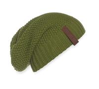 KNIT FACTORY - Coco Mütze - One Size | Strickmütze für Damen und Herren - Slouch Beanie mit Wolle - Mütze für den Winter - Wintermütze - Wollmütze - Weich und warm