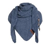 Knit Factory Dreiecksschal Coco Jeans/Indigo