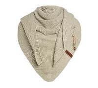 KNIT FACTORY - Dreiecksschal Coco - Damen Strickschal mit Wolle - Umschlagtuch für den Herbst und Winter - Winterschal - Dreieckstuch - Hochwertige Qualität - XXL Schal - 190 x 85 cm - Seda