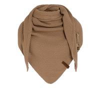 KNIT FACTORY - Dreiecksschal Coco - Damen Strickschal mit Wolle - Umschlagtuch für den Herbst und Winter - Winterschal - Dreieckstuch - Hochwertige Qualität - XXL Schal - 190 x 85 cm - Nude