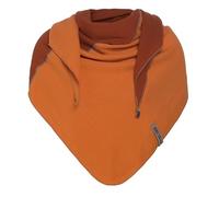 KNIT FACTORY - Fay Dreieckstuch - Fein Gewebte Damen Schal - Für Frühling und Sommer - Hochwertige Qualität - 100% Bio-Baumwolle - Terra/Rost