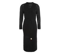 KNIT FACTORY - Gina Lange Strickjacke - Schwarz - 36/38