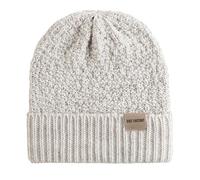 KNIT FACTORY - Haze Mütze - Strickmütze für Damen und Herren - Beanie - Herbst & Winter Essentials - Zeitloses Mode-Accessoire - Wintermütze mit Wolle - Hochwertige Qualität - Beige