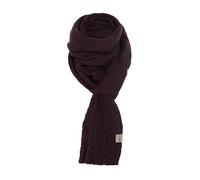 KNIT FACTORY - Haze Schal - Strickschal für Damen und Herren - Bequemer Schal mit Wolle - Schal mit einfacher Schlaufe - Winterschal - Hochwertige Qualität - Midnight Plum