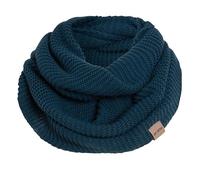 KNIT FACTORY - Jamie Loop Schal - Gestrickter Schlauchschal - Herbst & Winter Essentials - Zeitloses Mode-Accessoire - Für Damen und Herren - Strickschal mit Wolle - Hochwertige Qualität - Petrol