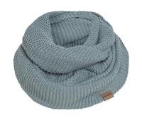 KNIT FACTORY - Jamie Loop Schal - Gestrickter Schlauchschal - Herbst & Winter Essentials - Zeitloses Mode-Accessoire - Für Damen und Herren - Strickschal mit Wolle - Stone Green