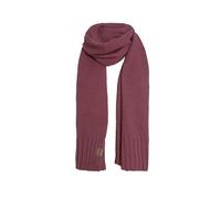 KNIT FACTORY - Jamie Schal - gewalkter Wolle Strickschal - 2m lange Winterschal für Damen und Herren - Stone Red - 200x45 cm