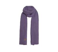 KNIT FACTORY - Jamie Schal - gewalkter Wolle Strickschal - 2m lange Winterschal für Damen und Herren - Violett - 200x45 cm