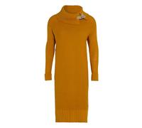 KNIT FACTORY - Jamie Strickkleid | Kleid für den Herbst und Winter - Kleid Damen - Wollkleid - Zeitloses Mode-Accessoire - Mit Lange Ärmel - Knielang