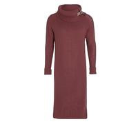 KNIT FACTORY - Jamie Strickkleid - Locker - Kleid - Kleid Damen - Herbst & Winter Essentials - Zeitloses Mode-Accessoire - Sitzendes - Mit Lange Ärmel - Reicht bis zum Knie - Stone Red