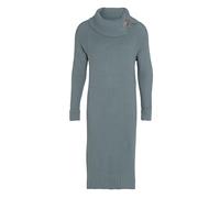 KNIT FACTORY - Jamie Strickkleid - Locker - Kleid - Kleid Damen - Herbst & Winter Essentials - Zeitloses Mode-Accessoire - Sitzendes - Mit Lange Ärmel - Reicht bis zum Knie - Stone Green