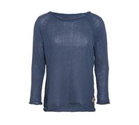 KNIT FACTORY - Jasmin Damen Strickpullover - Herbst und Winter Pulli - Pullover mit Rundhalsausschnit und Lange Ärmeln - Oberteile aus 80% Recycelte Baumwolle - Jeans - 36/38