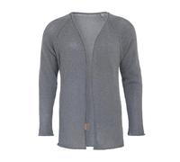 KNIT FACTORY - Jasmin Kurze Strickjacke | Damen gestrickte Jacke - Cardigan - Strickweste - Hüfthöhe - Aus 80% Recycelte Baumwolle - Umweltfreundlich